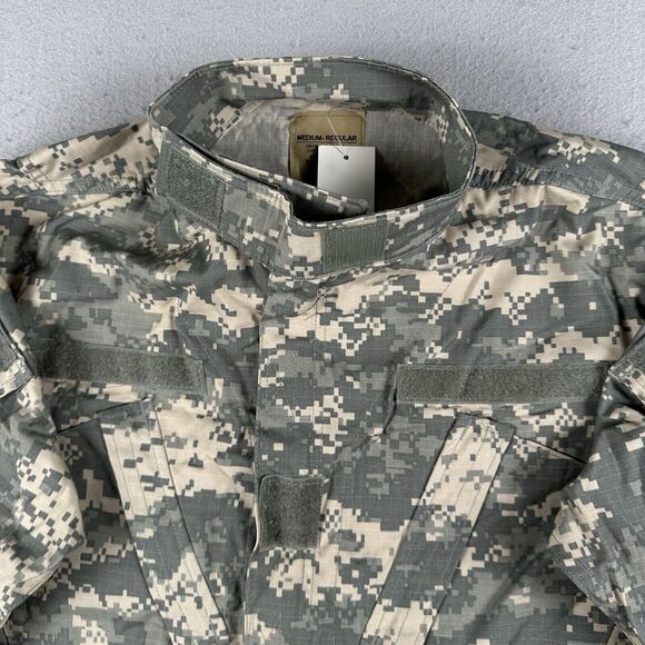 US Military ACU Army Combat Uniform Coat UCP Digital Camo Ripstop‎ Medium Reg - Picture 4 of 16